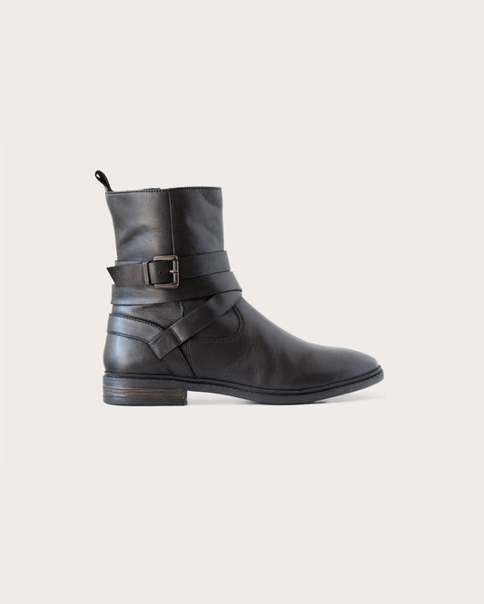 Ladies Boot - Milano Brera in black leather - 5PM Footwear
