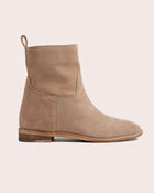 5PM Naomi Beige Wildleder Stiefel met Keilabsatz