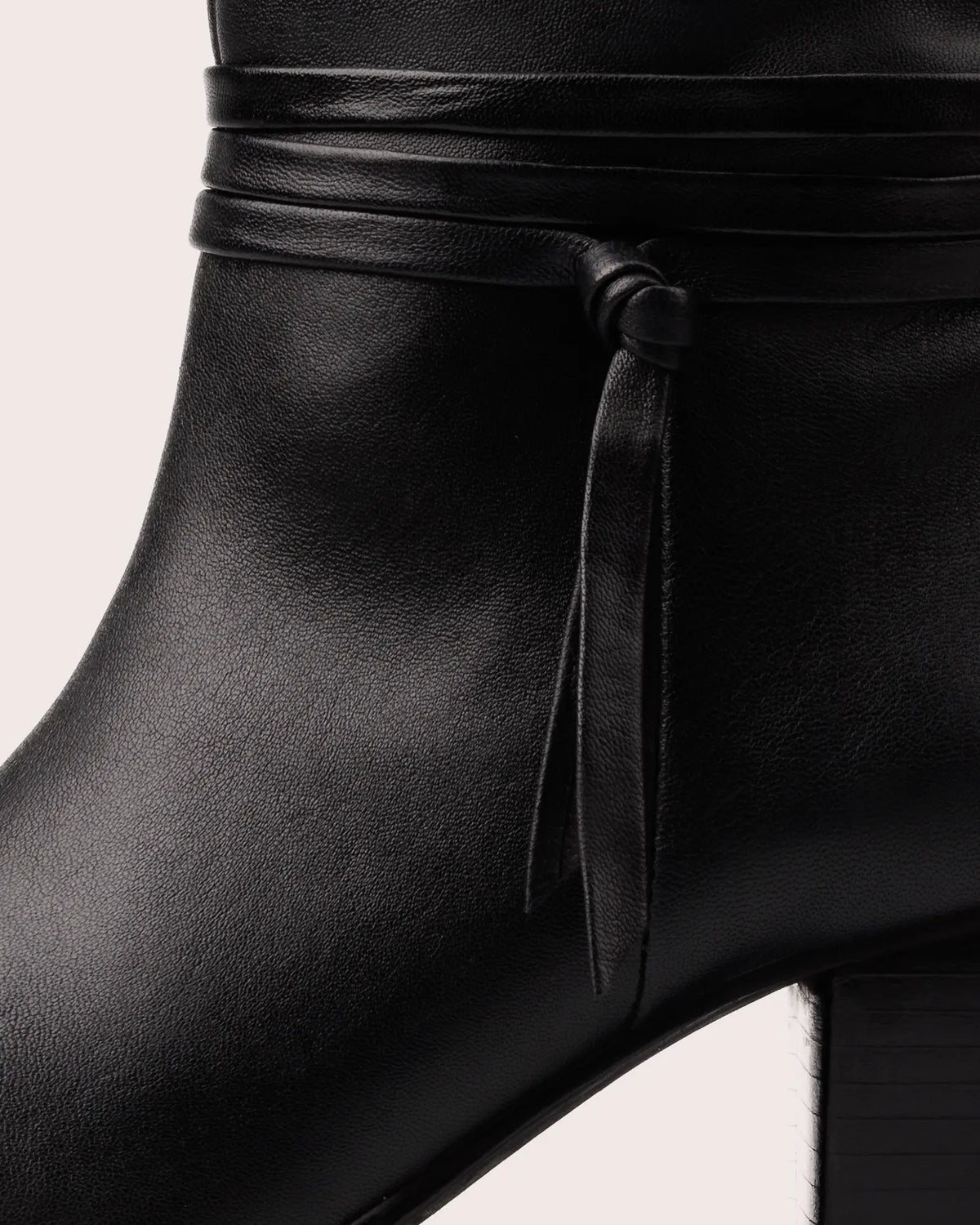 Veneto San Marco Black Leather Slouchy Boot