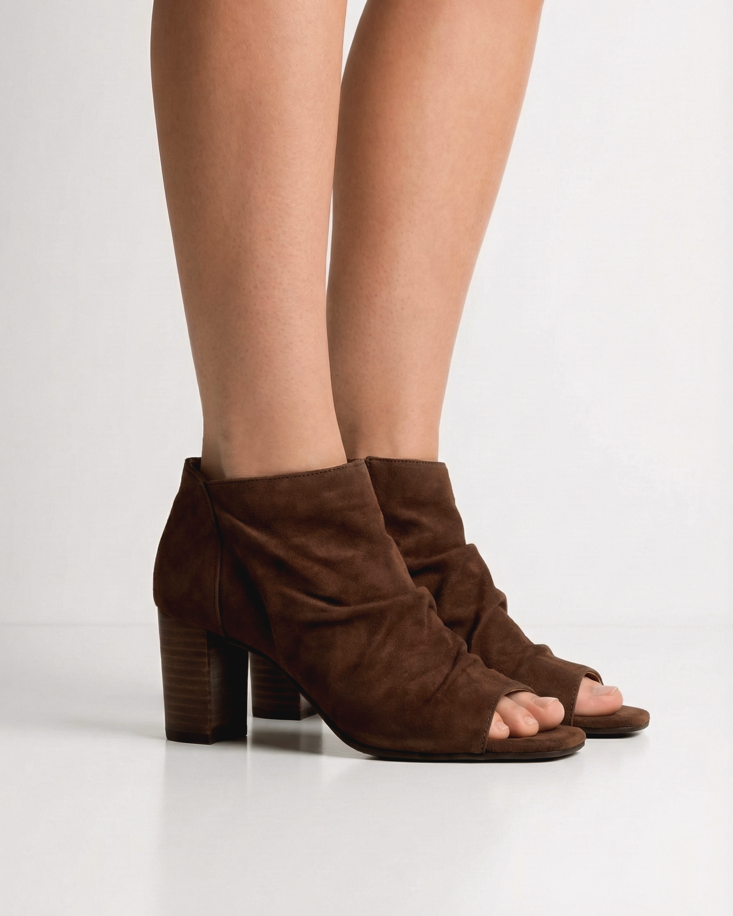 5PM Daphne Donkerbruin Suede Sandaal