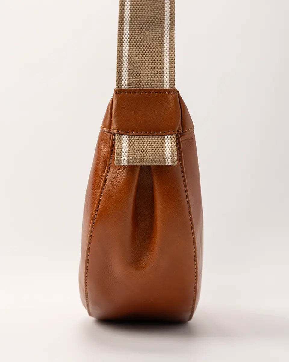 5PM Lily Ronde Schoudertas Cognac