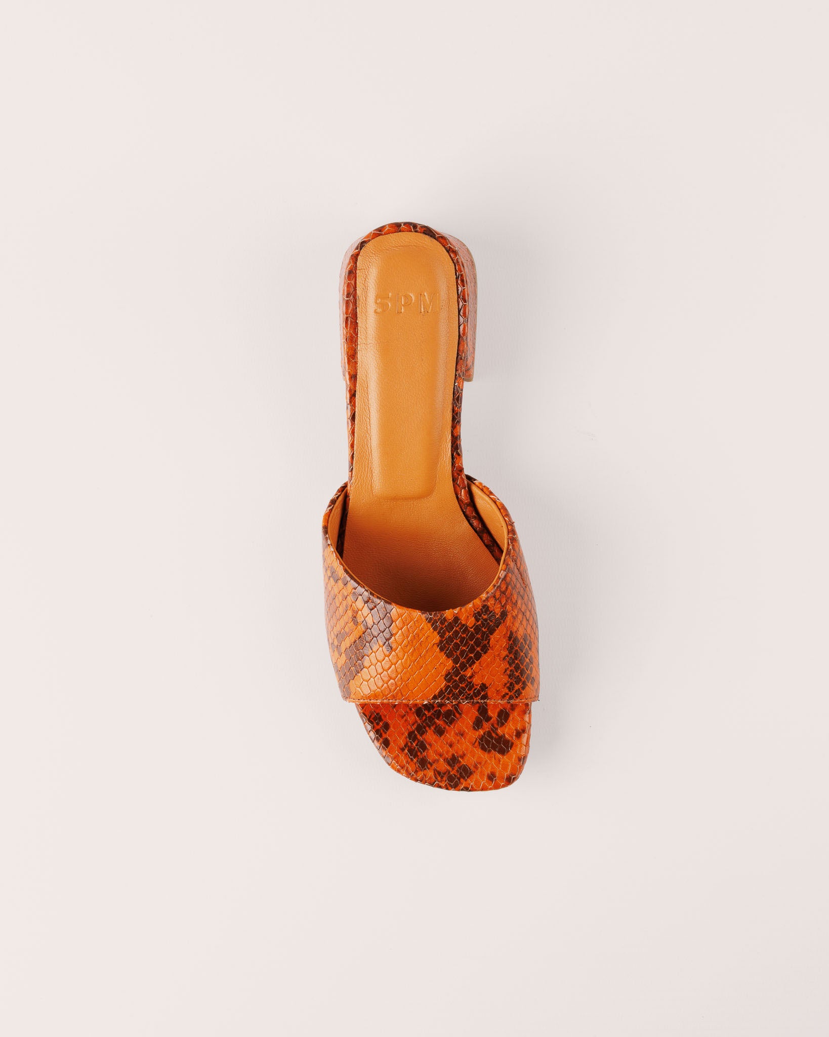 Sandal - Bologna Barca in Orange - 5PM Footwear - Top