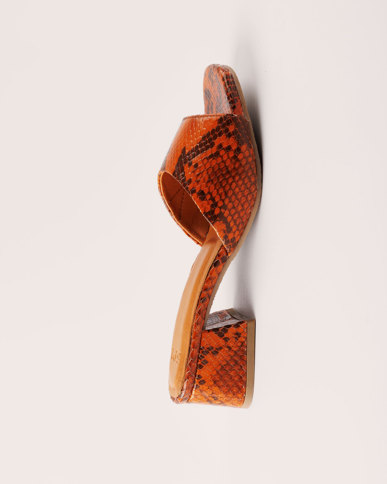 Sandal - Bologna Barca in Orange - 5PM Footwear - Side