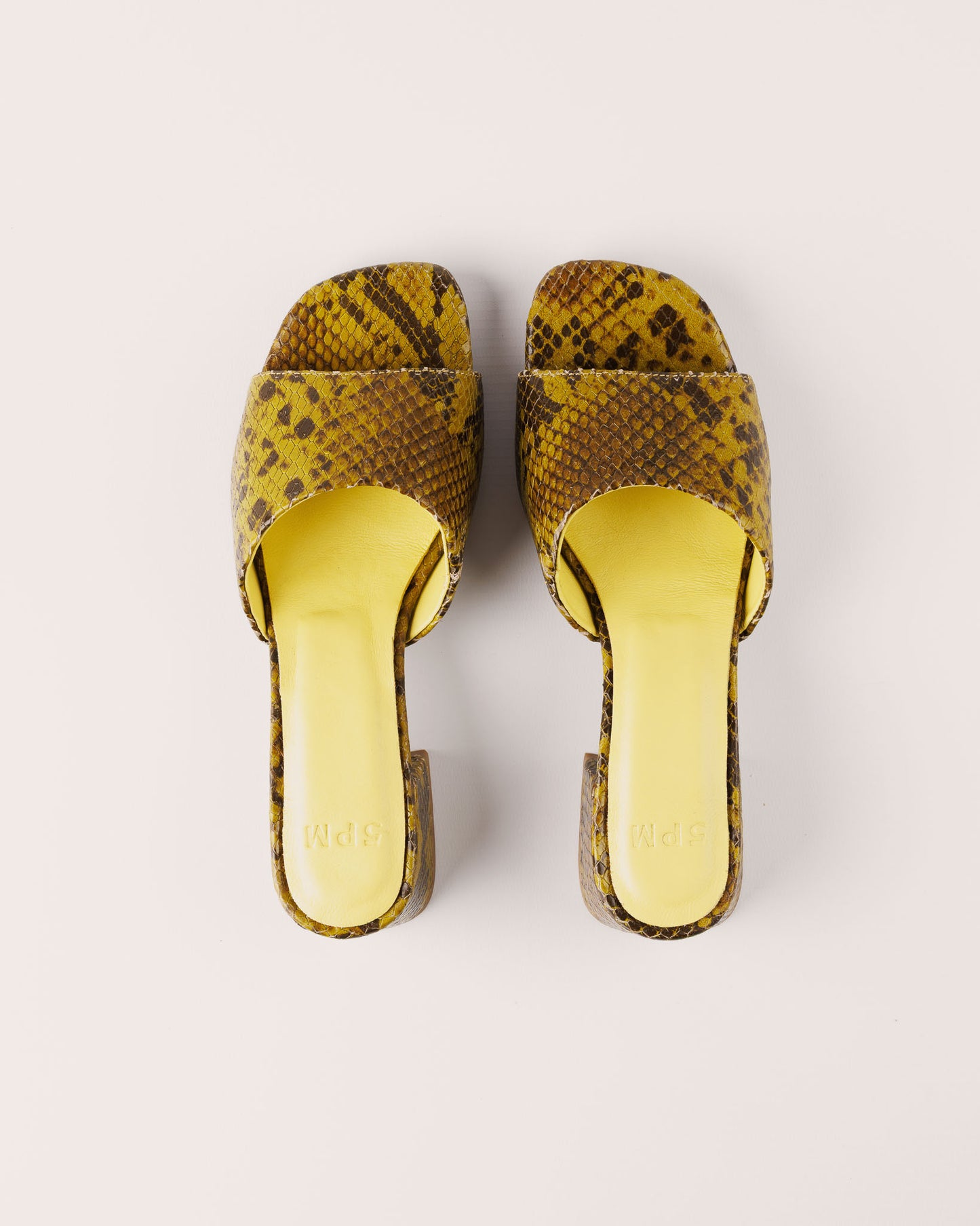 Sandal - Bologna Barca in Green Yellow - 5PM Footwear - Top Pair