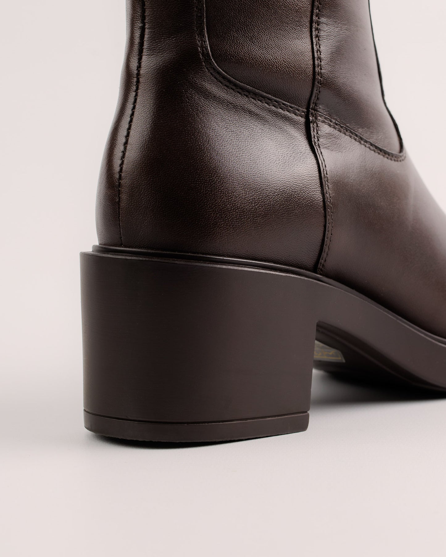 Rachel dark brown leather boot women | Modern & stylish